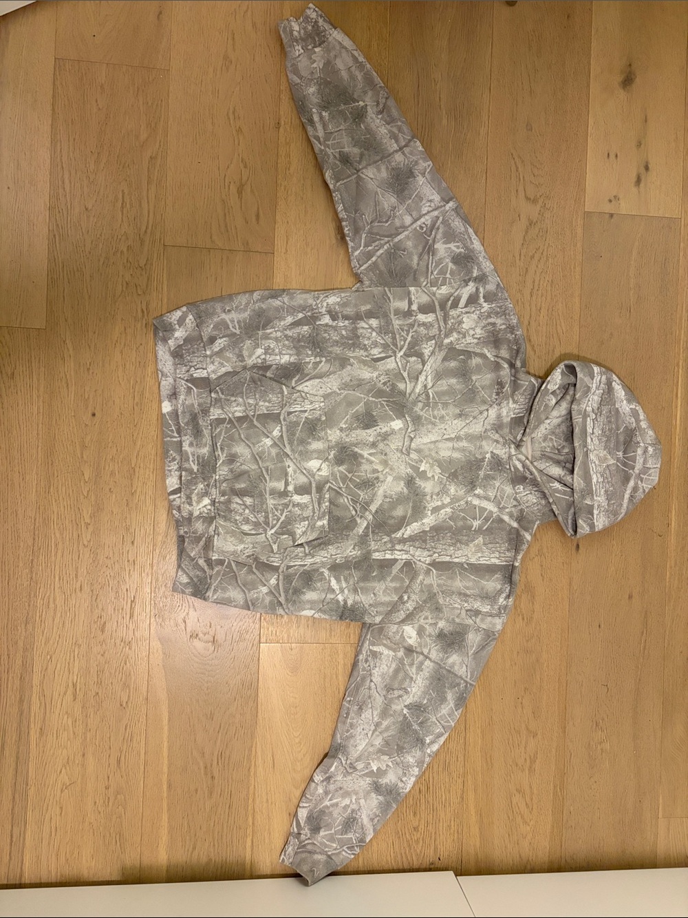 Abercrombie & Fitch Light Gray Camo Hoodie